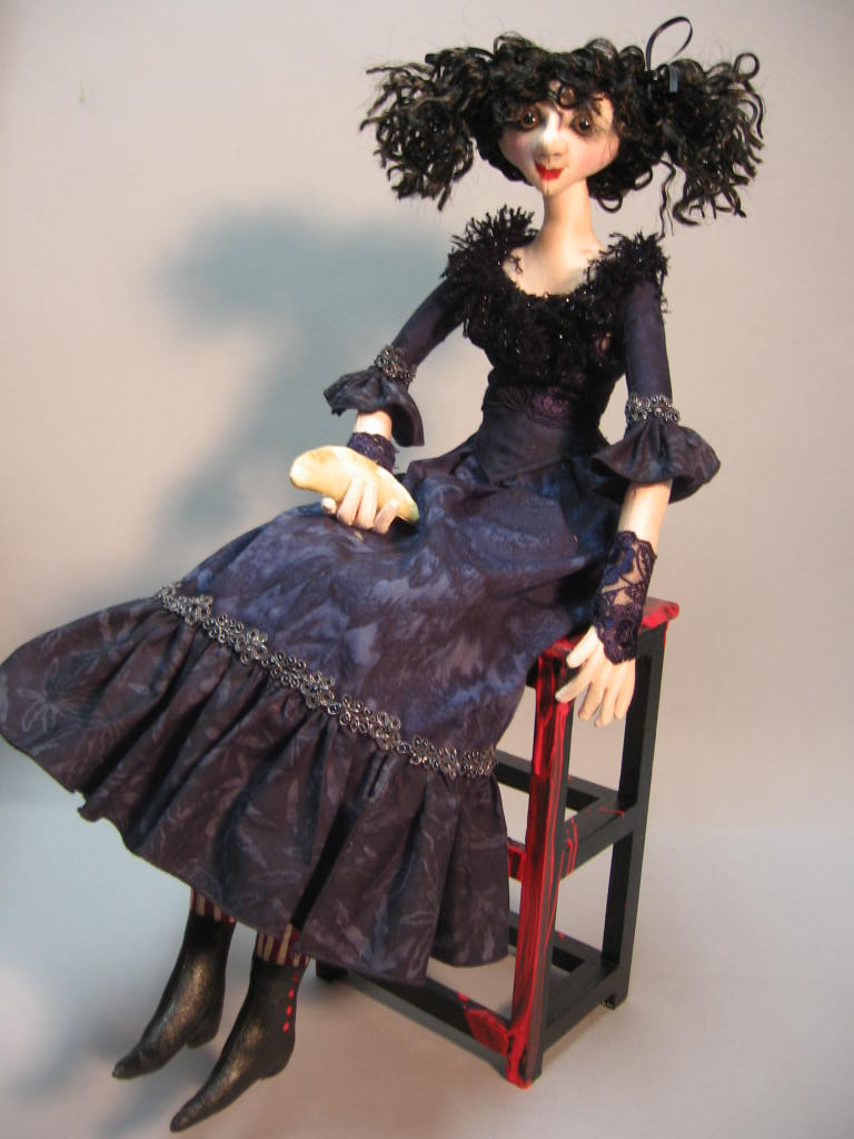 Mrs Lovett from Sweeney Todd   by Julie McCullough - Magic Threads
