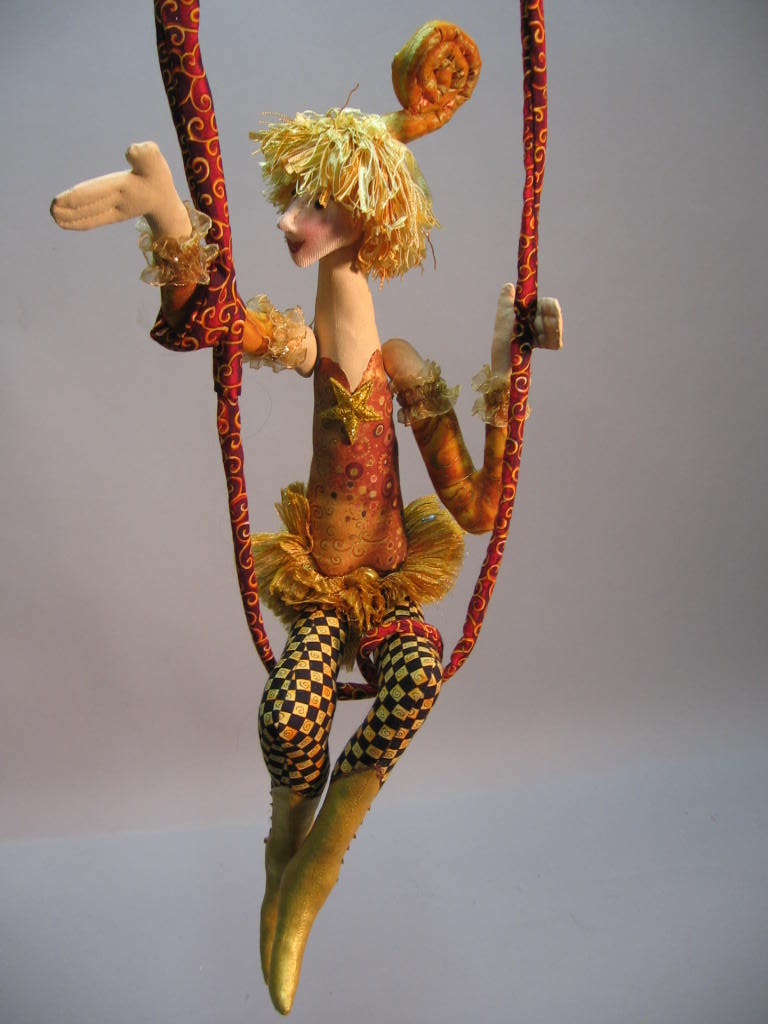 16" Trapeze Artist   by Julie McCullough - Magic Threads